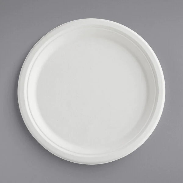 7" Disposable Wedding Plates Heavy Duty Natural White [1000 pcs] $48.99