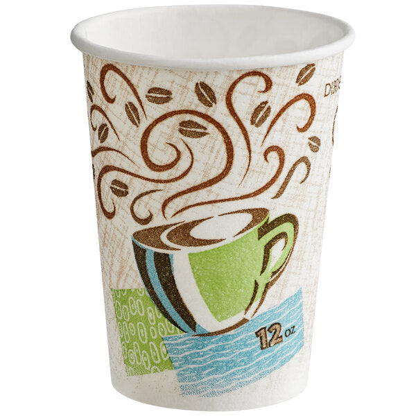 12 oz Printed Coffee Cup [1000 pcs/Case]:$84.99