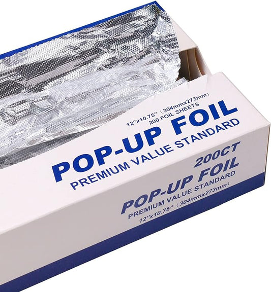 Foil pop up sheet 12*10,75 200 pcs box 12 box case $54.99