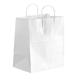 Paper Handle Bag 18x7x18 White 250/Bundle$66.99