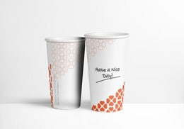 20 oz Printed Coffee Cup [500 pcs/Case] $53.99