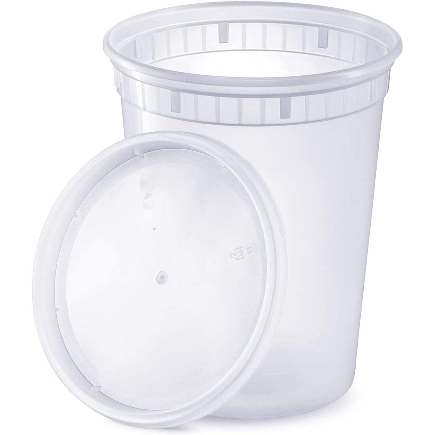 32 oz Microwavable Deli Containers with Lids 240 pcs $48.99