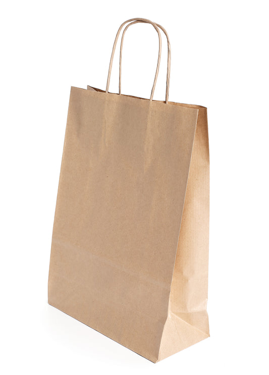 Shopping Bag with Handle: 18x7x18  [250 Pack] (Large)$66.99